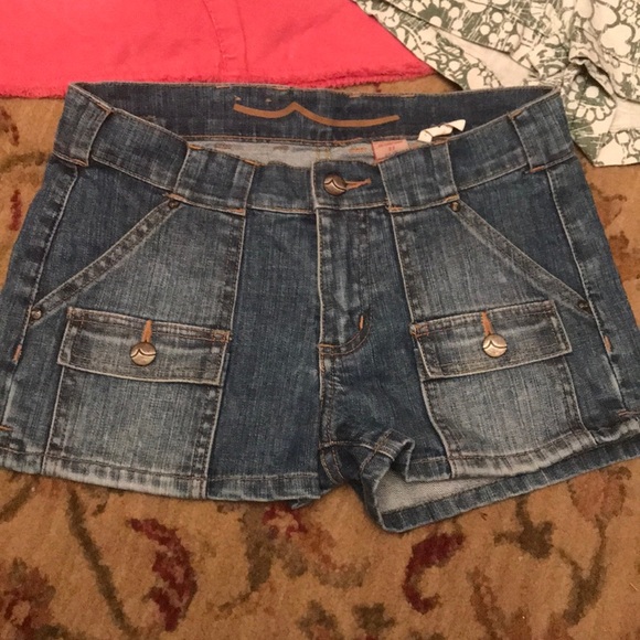 Y2K American Eagle jean Skirt Aeropostale shorts lot - Picture 2 of 7